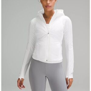 Lululemon White Push Your Pace Jacket. Size 4. NWOT.